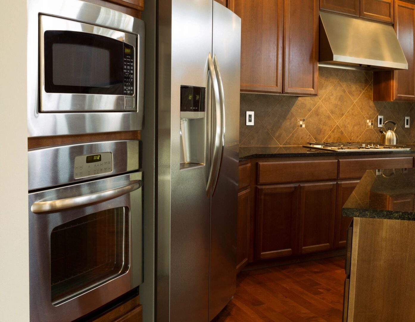 Stainless Stell Refridgerator and Stove